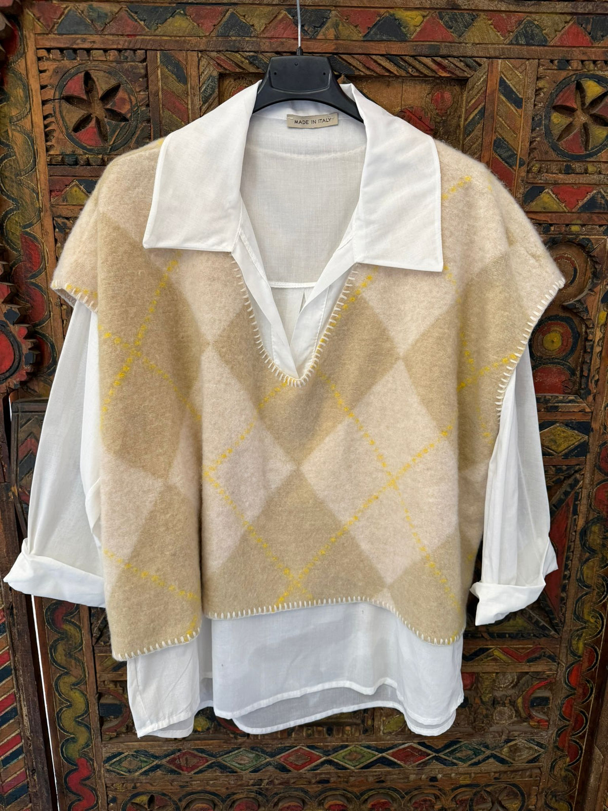 Amelie | Conjunto Camisa e Colete