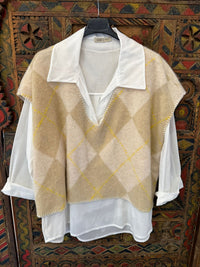 Amelie | Conjunto Camisa e Colete