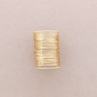 Pulseira Ajustável de Fios Metálicos 8,5 cm