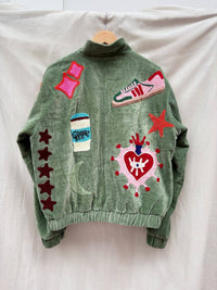 TOUT - Lola Bomber Veludo Verde